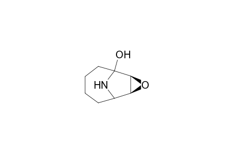 7.beta.,8.beta.-Epoxy-9-azabicyclo[4.2.1]nonan-1-ol