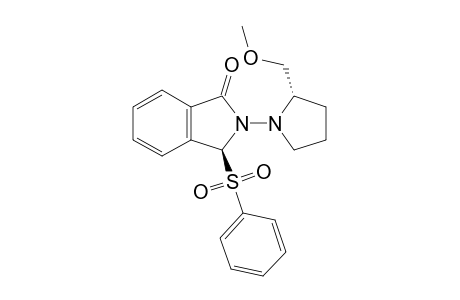 (3S)-3-(Benzenesulfonyl)-2-((S)-2-methoxymethylpyrrolidin-1-yl)-2,3-dihydro-1H-isoindol-1-one