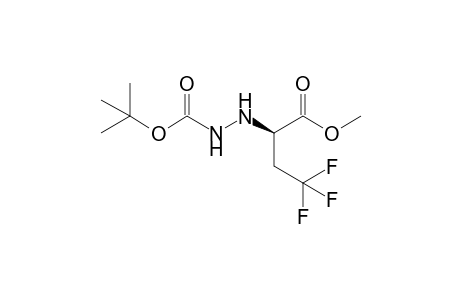 (R)-4,4,4-Trifluoro-2-[2-(tert-butoxycarbonyl)hydrazino]butyric acid methyl ester