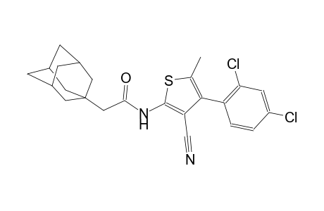 2-(1-adamantyl)-N-[3-cyano-4-(2,4-dichlorophenyl)-5-methyl-2-thienyl]acetamide