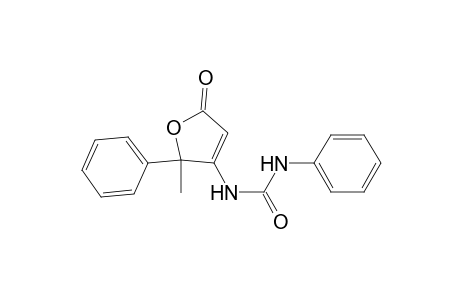 Urea, N-(2,5-dihydro-2-methyl-5-oxo-2-phenyl-3-furanyl)-N'-phenyl-