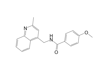 4-Methoxy-N-[(2-methyl-4-quinolinyl)methyl]benzamide