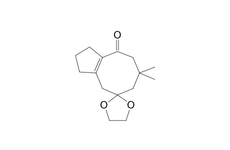 Spiro[bicyclo[6.3.0]undec-1(8)-en-7-one-3,2'-(1',3'-dioxolane)], 5,5-dimethyl-