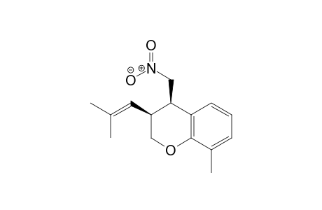 (3S,4R)-8-Methyl-3-(2-methylprop-1-en-1-yl)-4-(nitromethyl)chroman