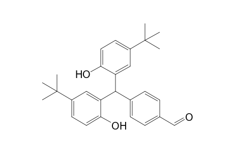 4-[bis(5-tert-butyl-2-hydroxy-phenyl)methyl]benzaldehyde