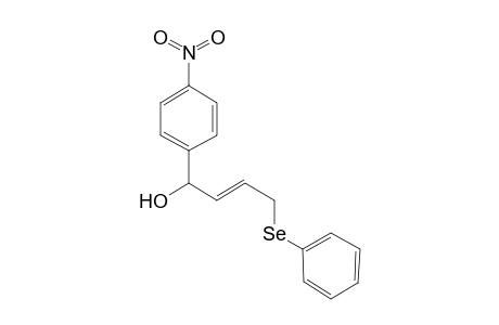 1-(p-Nitrophenyl)-4-phenylselanyl-but-2-en-1-ol