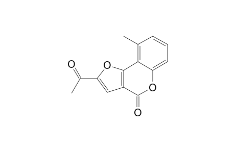 PTEROPHYLLIN-4;2-METHYLKETO-9-METHYLFURO-[3,2-C]-[1]-BENZOPYRAN-4-ONE