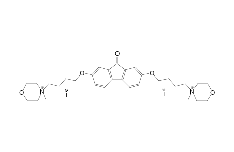 4-methyl-4-[4-({7-[4-(4-methylmorpholin-4-ium-4-yl)butoxy]-9-oxo-9H-fluoren-2-yl}oxy)butyl]morpholin-4-ium diiodide