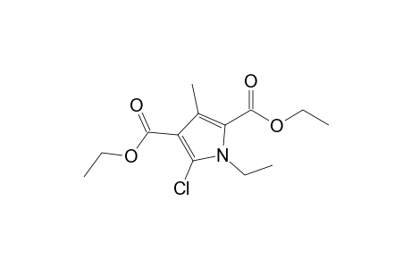 5-Chloro-1-ethyl-3-methyl-pyrrole-2,4-dicarboxylic acid diethyl ester