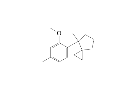 4-(2-Methoxy-4-methylphenyl)-4-methylspiro[2.4]heptane