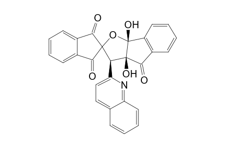 3a',8b'-Dihydroxy-3'-(2-quinolinyl)-3a',8b'-dihydrospiro[indane-2,2'(3'H),4'H-indeno[1,2-b]furan]-1,3,4'-trione