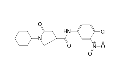 3-pyrrolidinecarboxamide, N-(4-chloro-3-nitrophenyl)-1-cyclohexyl-5-oxo-