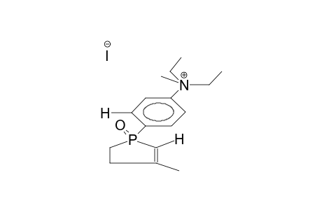1-(PARA-N,N-DIETHYL-N-METHYLAMMONIOPHENYL)-1-OXO-3-METHYLPHOSPHOL-2-ENE IODIDE