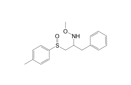 1-Benzyl-2-(methoxyamino)-3-(tolylsulfinyl)propane