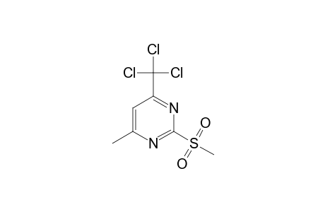 2-Mesyl-4-methyl-6-(trichloromethyl)pyrimidine