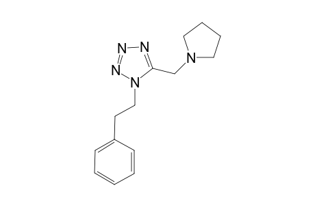 1-Phenethyl-5-(pyrrolidin-1-ylmethyl)tetrazole