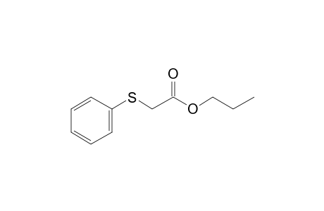 (Phenylthio)acetic acid, propyl ester