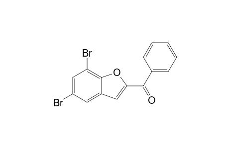 (5,7-dibromo-1-benzofuran-2-yl)(phenyl)methanone