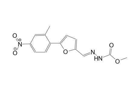 methyl (2E)-2-{[5-(2-methyl-4-nitrophenyl)-2-furyl]methylene}hydrazinecarboxylate