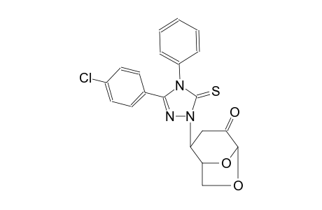 (1S,2S,5R)-2-(3-(4-chlorophenyl)-4-phenyl-5-thioxo-4,5-dihydro-1H-1,2,4-triazol-1-yl)-6,8-dioxabicyclo[3.2.1]octan-4-one