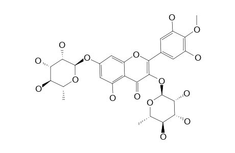 MEARNSETIN-3,7-DI-O-ALPHA-L-RHAMNOPYRANOSIDE