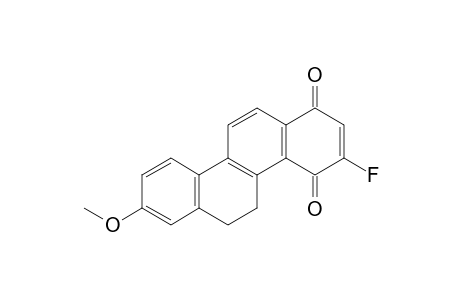 3-Fluoro-8-methoxy-5,6-dihydrochrysene-1,4-dione
