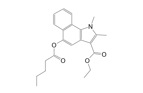 ethyl 1,2-dimethyl-5-(pentanoyloxy)-1H-benzo[g]indole-3-carboxylate