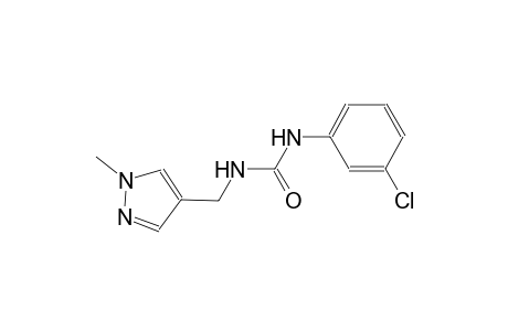 N-(3-chlorophenyl)-N'-[(1-methyl-1H-pyrazol-4-yl)methyl]urea