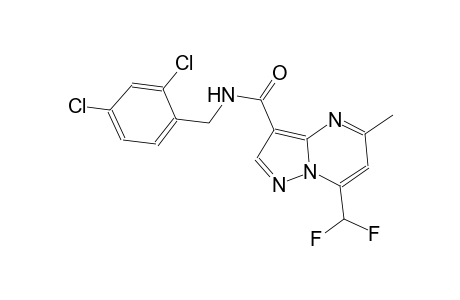N-(2,4-dichlorobenzyl)-7-(difluoromethyl)-5-methylpyrazolo[1,5-a]pyrimidine-3-carboxamide