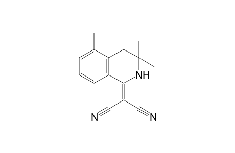 2-(3,3,5-trimethyl-2,4-dihydroisoquinolin-1-ylidene)malononitrile