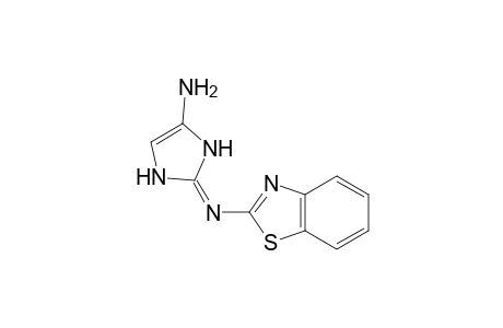 N-[(2Z)-4-Amino-1,5-dihydro-2H-imidazol-2-ylidene]-1,3-benzothiazol-2-amine