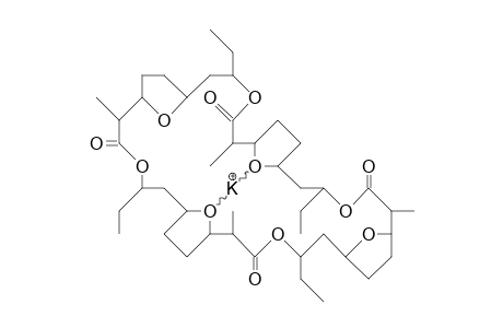 Tetranactin-potassium complex cation