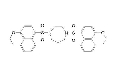 1H-1,4-diazepine, 1,4-bis[(4-ethoxy-1-naphthalenyl)sulfonyl]hexahydro-