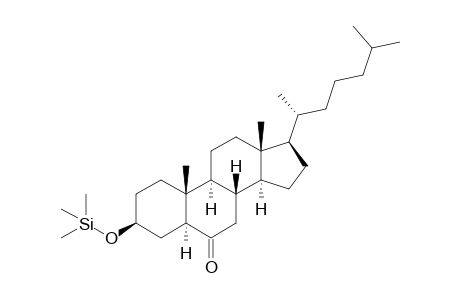(3S,5S,8S,9S,10R,13R,14S,17R)-10,13-dimethyl-17-[(2R)-6-methylheptan-2-yl]-3-trimethylsilyloxy-1,2,3,4,5,7,8,9,11,12,14,15,16,17-tetradecahydrocyclopenta[a]phenanthren-6-one