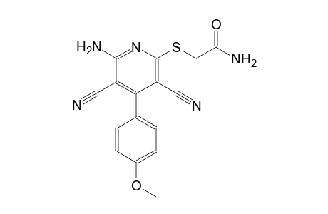 acetamide, 2-[[6-amino-3,5-dicyano-4-(4-methoxyphenyl)-2-pyridinyl]thio]-