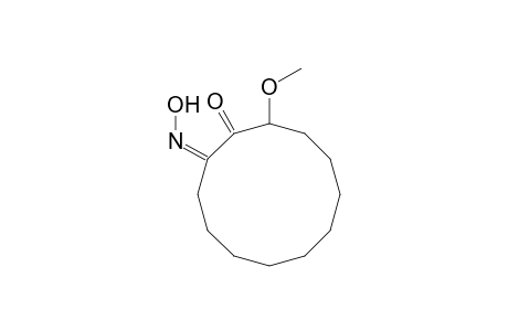 (Z)-3-Methoxycyclododecane-1,2-dione - 1-Oxime