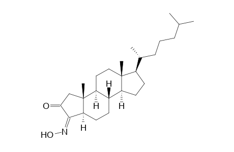 A-nor-5.alpha.-cholestane-2,3-dione 3-oxime