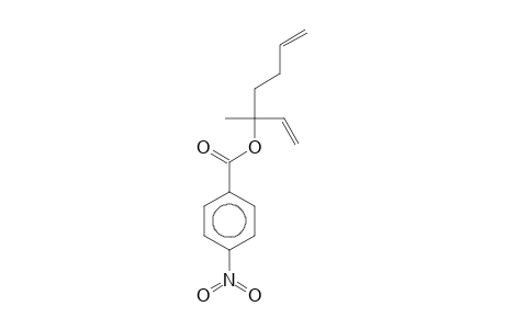 4-Nitrobenzoic acid, 1-methyl-1-vinyl-pent-4-enyl ester