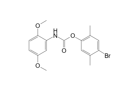 2,5-dimethoxycarbanilic acid, 4-bromo-2,5-xylyl ester