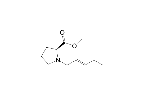 N-Pent-2-enyl-(L)-proline methyl ester