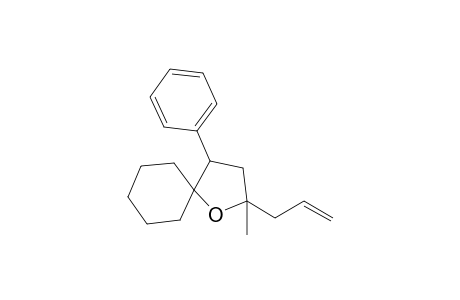 2-Allyl-2-methyl-4-phenyl-1-oxaspiro[4,5]decane