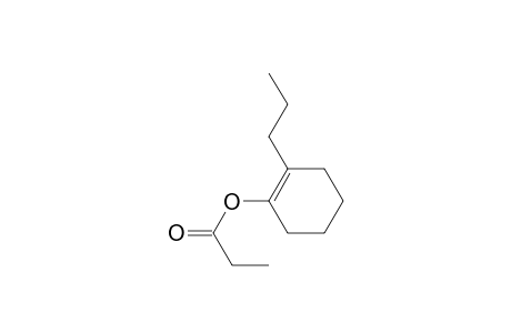1-Cyclohexen-1-ol, 2-propyl-, propanoate