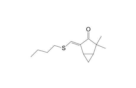 2-((n-Butylthio)methylene)-4,4-dimethylbicyclo(3.1.0)-hexan-3-one