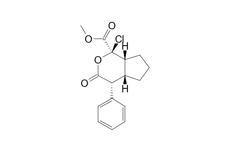 (4-ALPHA,4A-BETA,7A-BETA)-1-CHLOROOCTAHYDRO-3-OXO-4-PHENYLCYClOPENTA-[C]-PYRAN-1-CARBOXYLIC-ACID-METHYLESTER