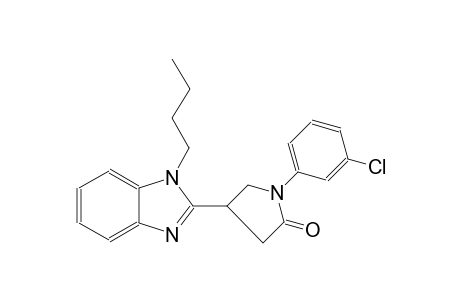 2-pyrrolidinone, 4-(1-butyl-1H-benzimidazol-2-yl)-1-(3-chlorophenyl)-