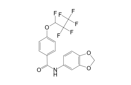 Benzamide, N-(1,3-benzodioxol-5-yl)-4-(1,2,2,3,3,3-hexafluoropropoxy)-