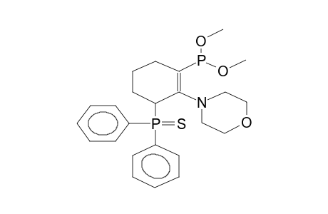 3-DIPHENYLTHIOPHOSPHORYL-2-MORPHOLINO-1-CYCLOHEXENYLPHOSPHONOUS ACID,DIMETHYL ESTER