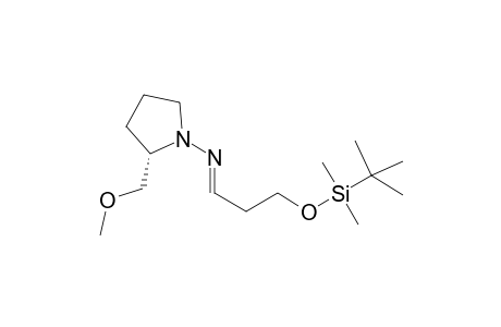 (2S)-(E)-(-)-3-[(1-tert-Butyldimethylsilyloxy)propylidene)-2-(methoxymethyl)-1-pyrrolidinamine