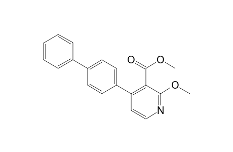 2-methoxy-4-[1,1'-biphenyl]-4-yl-3-pyridinecarboxylic acid methyl ester