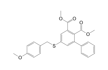Dimethyl 5-(4-Methoxybenzylsulfanyl)biphenyl-2,3-dicarboxylate